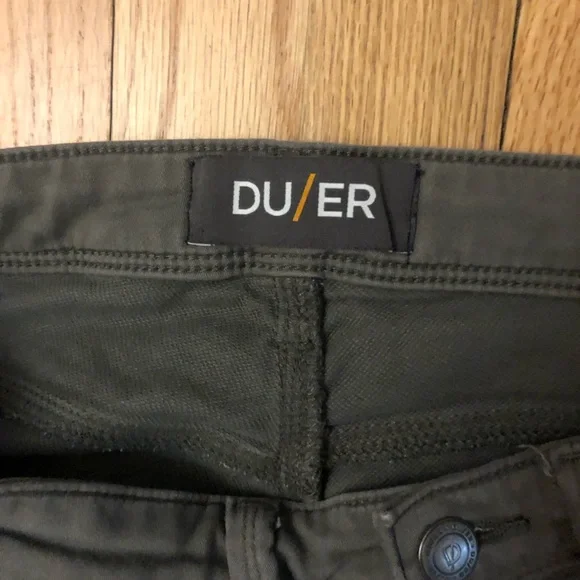 Men's Olive Green DU/ER Chino Pants 31 x32 - Picture 6 of 9